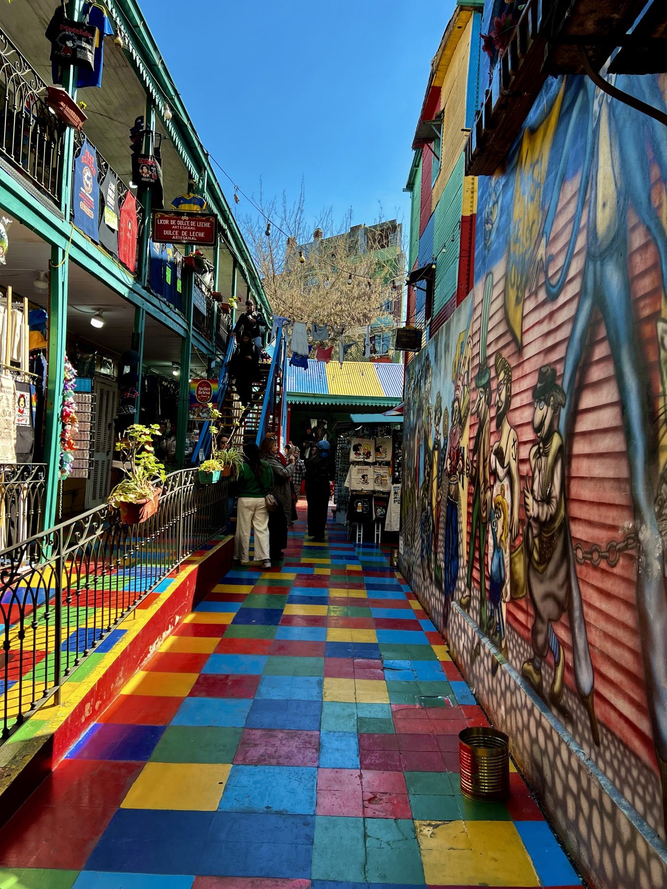 Passage coloré à Buenos Aires
