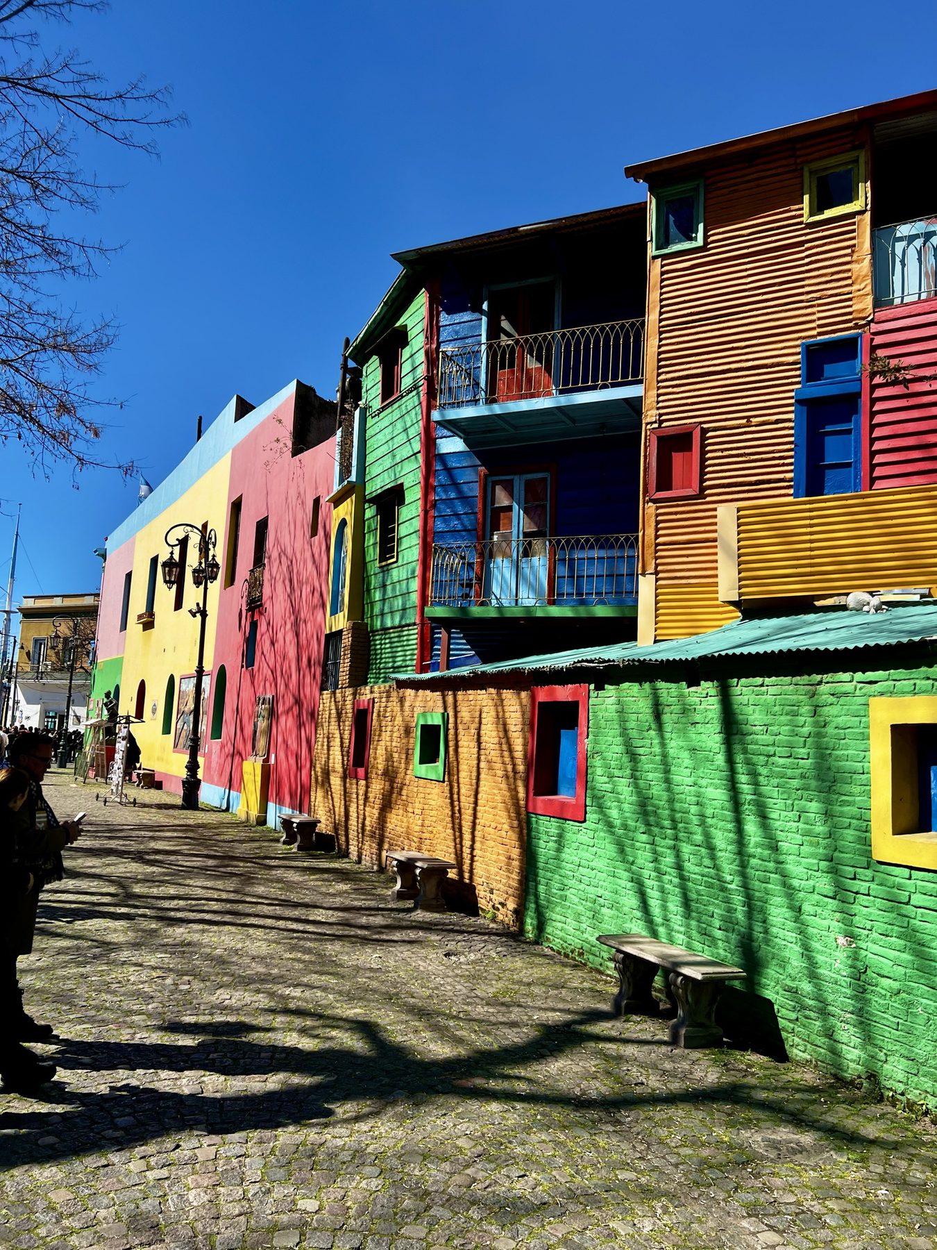 Maisons colorées à La Boca, Buenos Aires