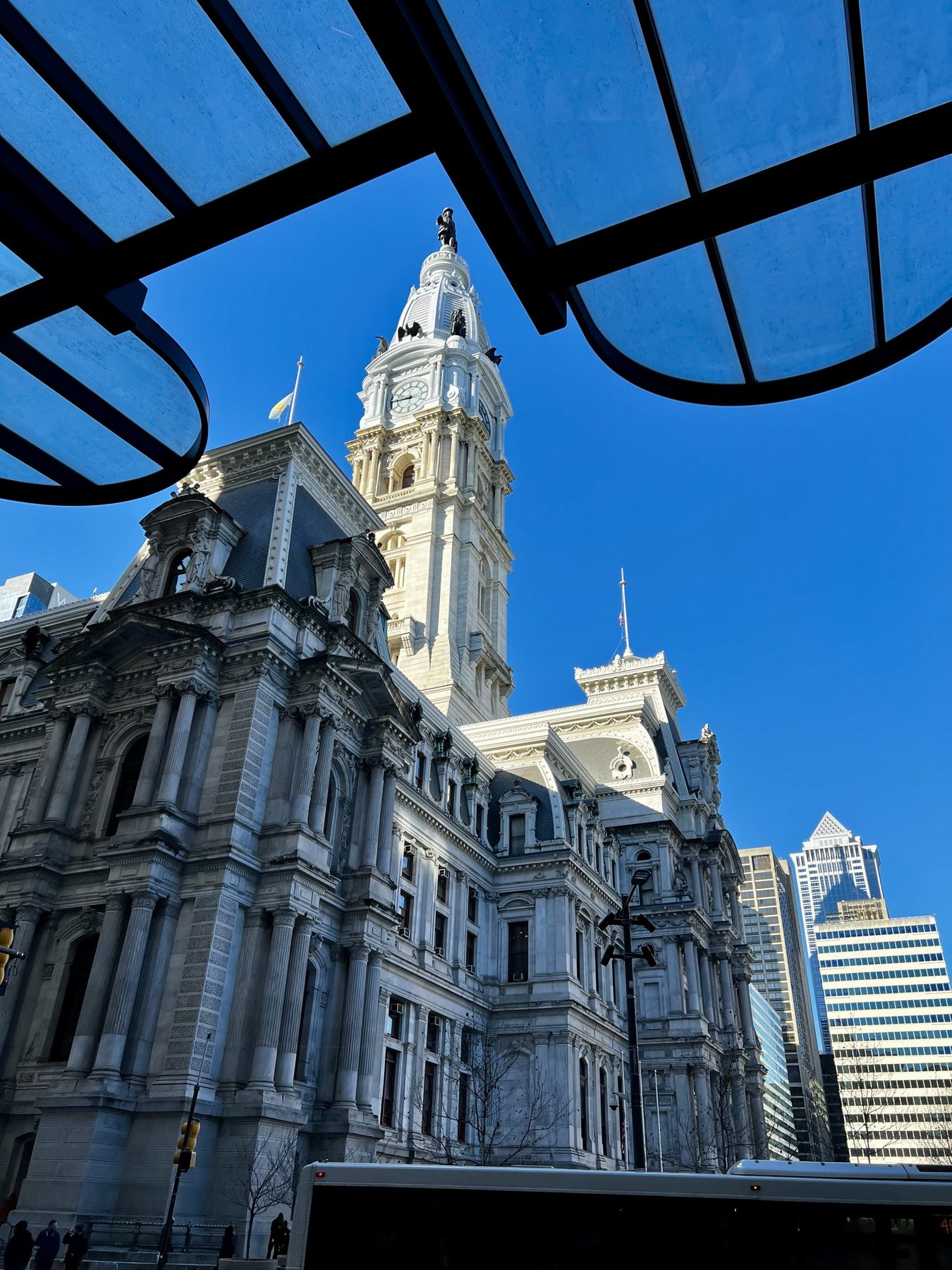 Façade urbaine à Philadelphie
