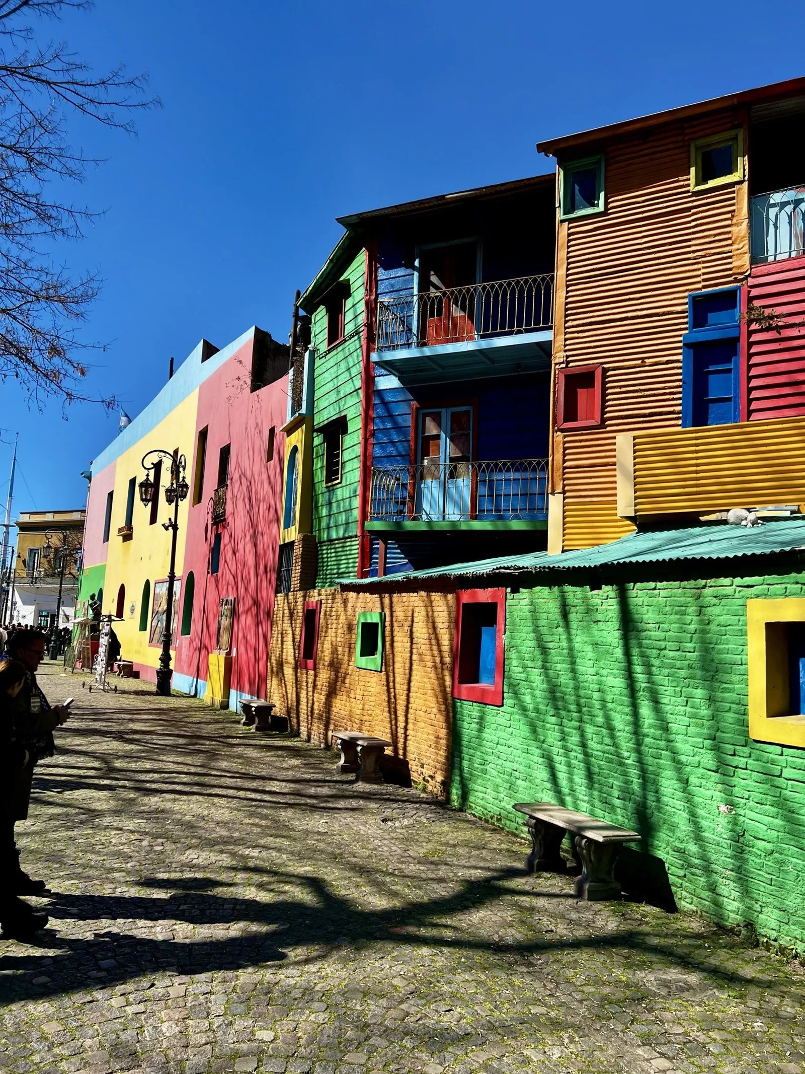 Les maisons colorées de La Boca à Buenos Aires